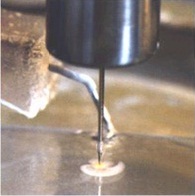 Glass micro-drilling by SACE